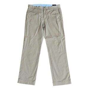 Polo Ralph Lauren Khaki Chino Pants 34x30 Straight Fit Stretch Beige